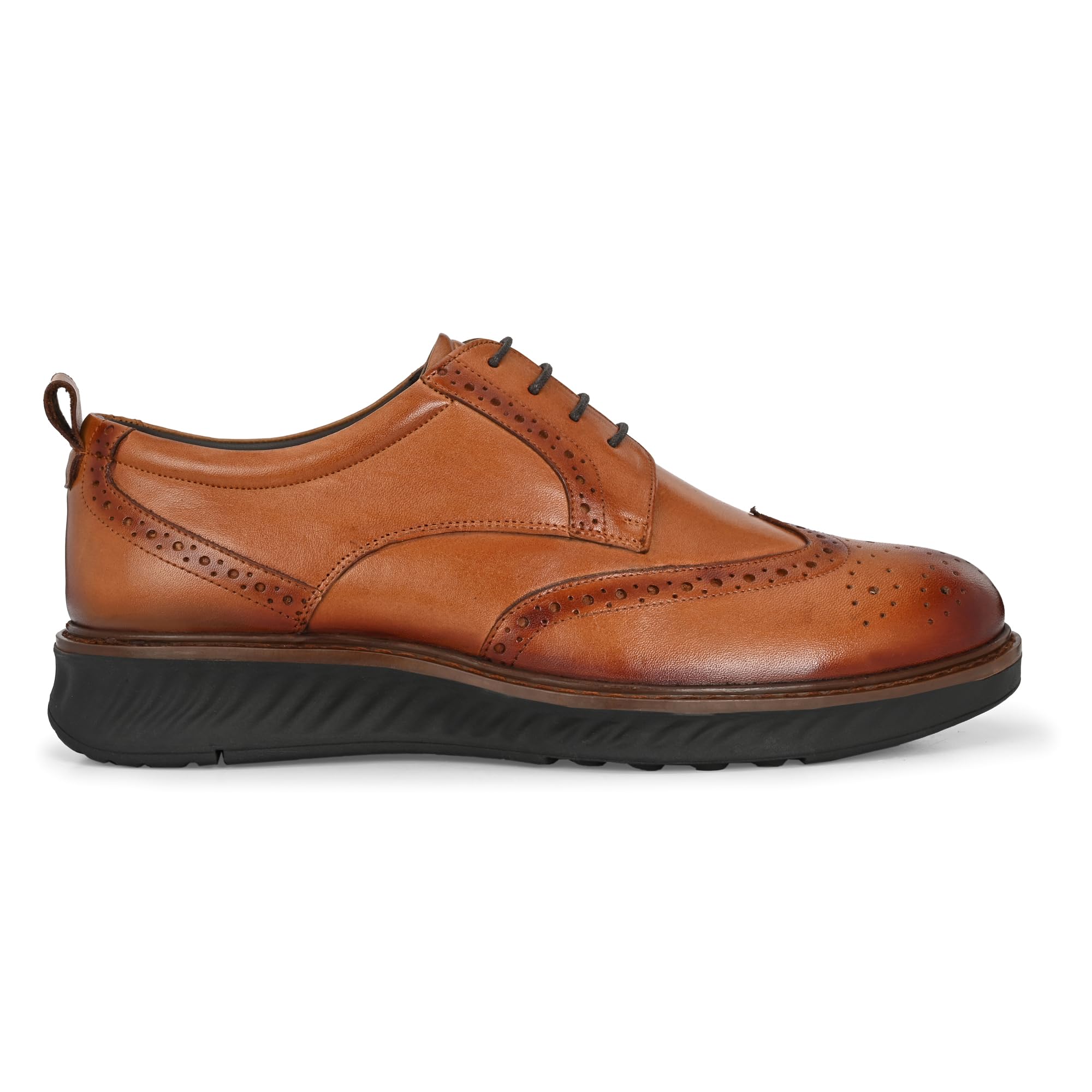Hybrid Brogue Derby Formal Shoes – Men’s Premium Leather Wingtip Dress Shoe with Sneaker Comfort-image-15