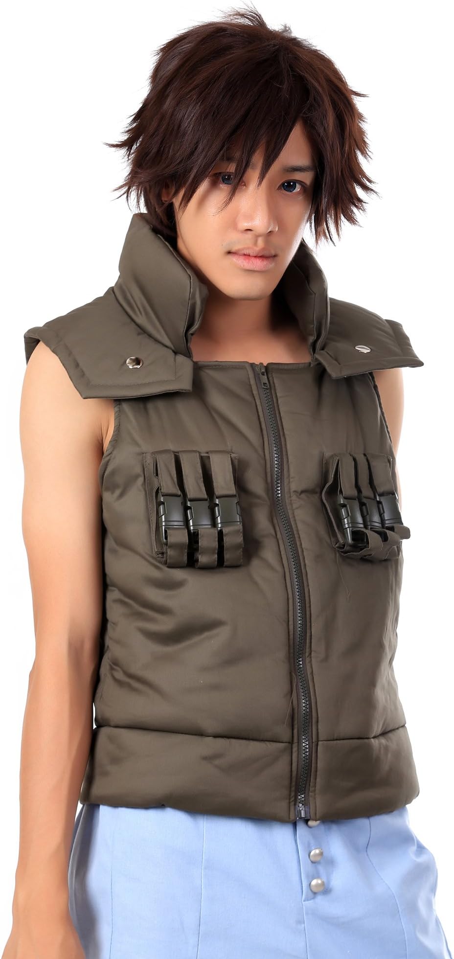 SDWKIT Naruto Shippuden Hidden Leaf Shinobi Hatake Kakashi Green Vest XL
