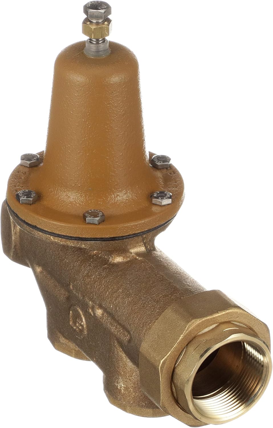 Watts LF25AUB-Z3 Series 1-1/2" Lead-Free Cast Copper Silicon Alloy Water Pressure Reducing Valve, NPT Female Union x NPT Female Outlet, Polymer Seat, Adjustable Pressure 25 to 75 psi, Maximum 300 psi