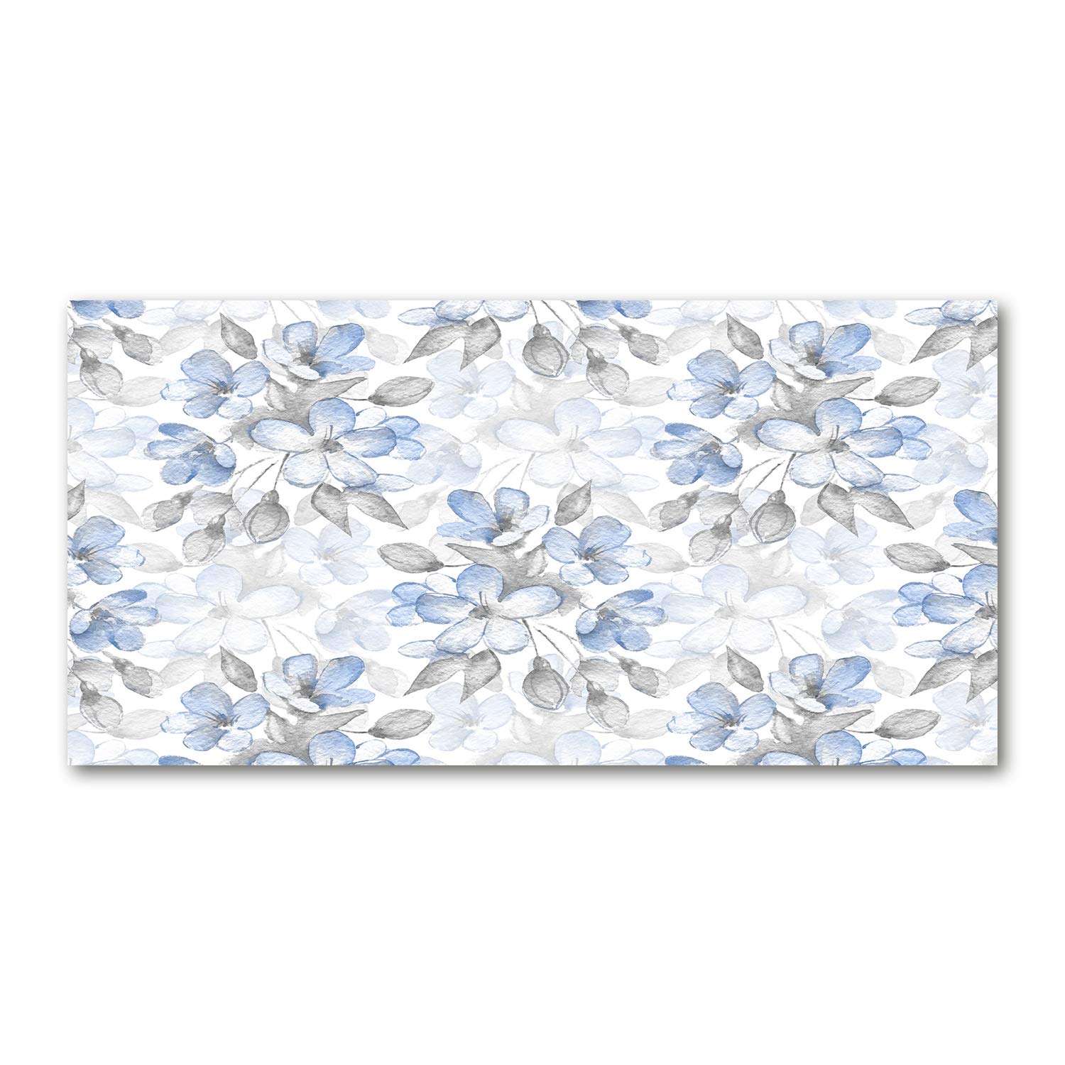 Image mural en verre acrylique Flores delicadas 140x70cm Tulup
