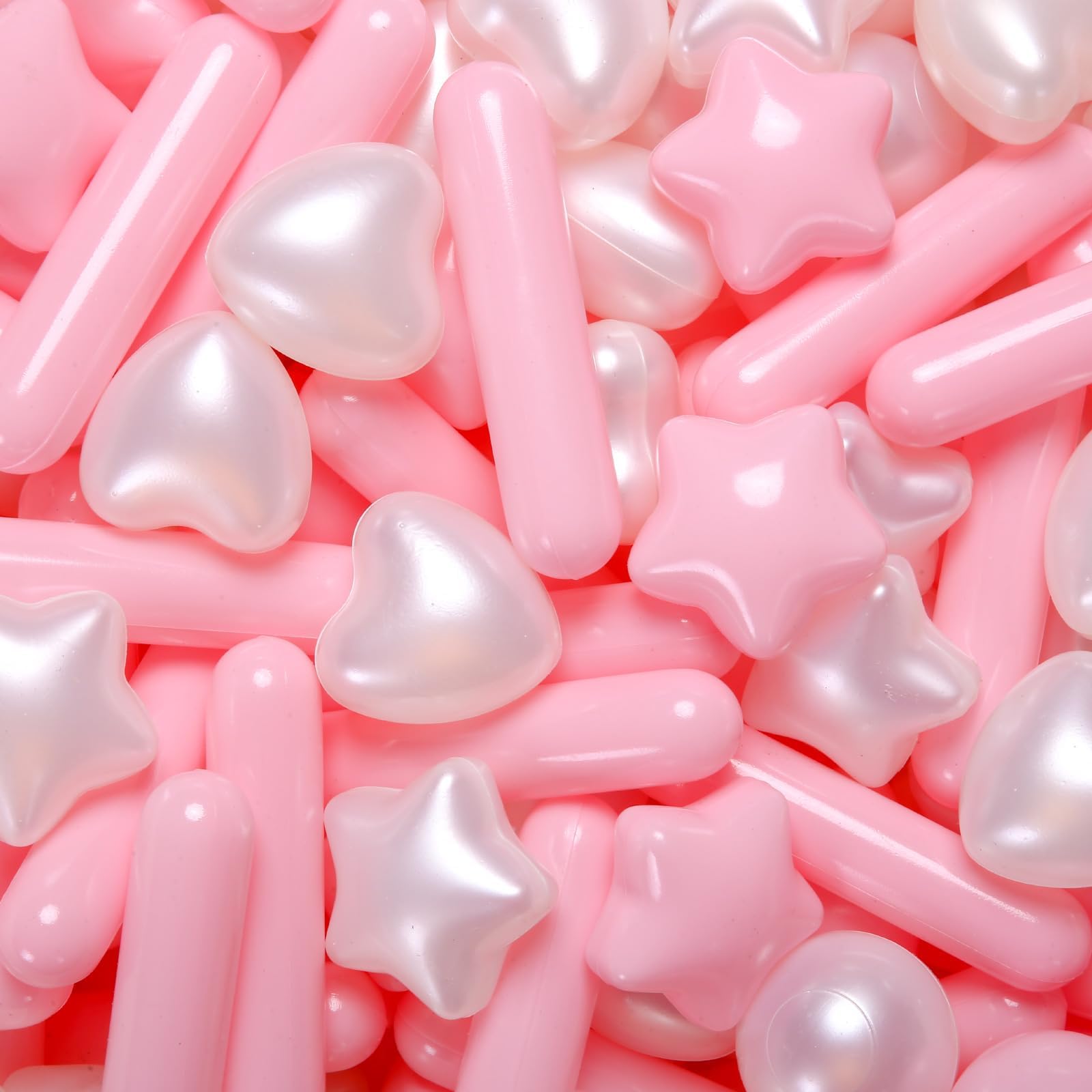 STARBOLO Ball Pit Balls for Toddlers - Macaron Ball Pit Balls, 4 Shapes Crush Proof Plastic Toy Balls for Toddlers Ball Pits, Ball Pit Play Tent, Baby Pool Water Toys,500pcs