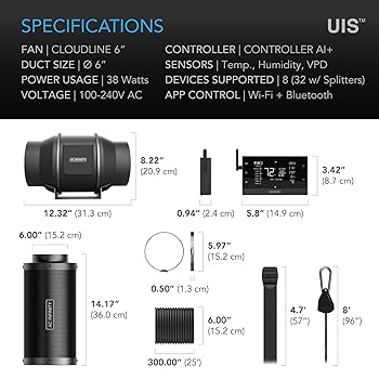 Amazon.com: AC Infinity Air Filtration PRO Kit 6”, AI