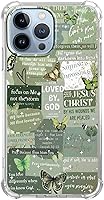 Vista 10 de Cubierta de Teléfono con Versículos de la Biblia y Citas Cristianas de Jesús en Collage, Funda Protectora Suave de TPU de Moda para iPhone 16 Pro, #1