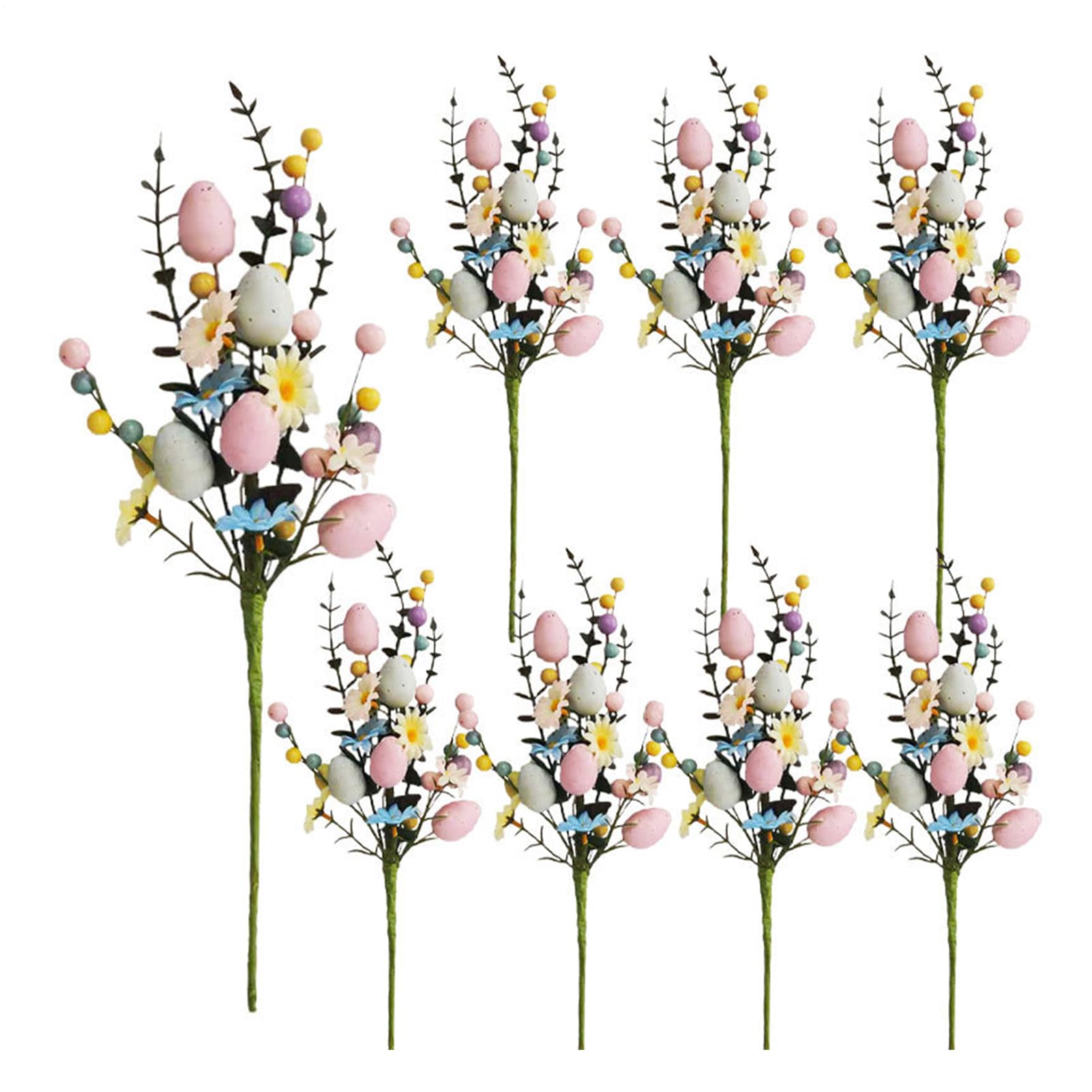 Pics à œufs de Pâques pour centres de table et arrangements floraux de printemps