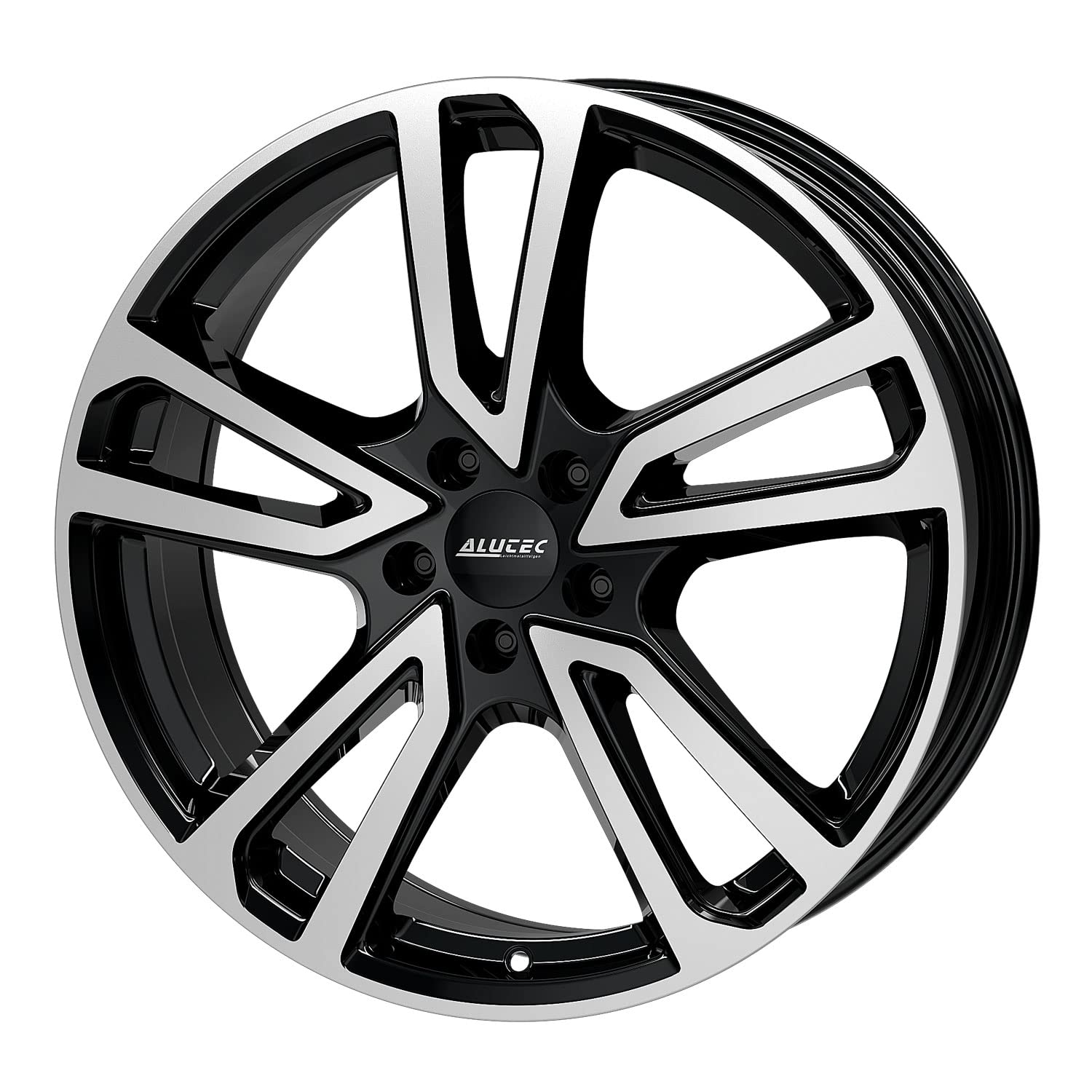 4 x Alutec felgi Tormenta 7.5Jx17 ET40 5x112, diamentowo-czarne, polerowane fronty kompatybilne z MERCEDES-BENZ A B C CLA E GLA GLB GLC S SLK SLC V Vito
