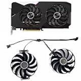 2PCS 95mm 7PIN T129215SU FDC10U12S9-C 12V 0.5A RTX3070 3060Ti Graphic Card Cooler Fan for ASUS GeForce RTX 3060 Ti 3070 Dual OC Fan