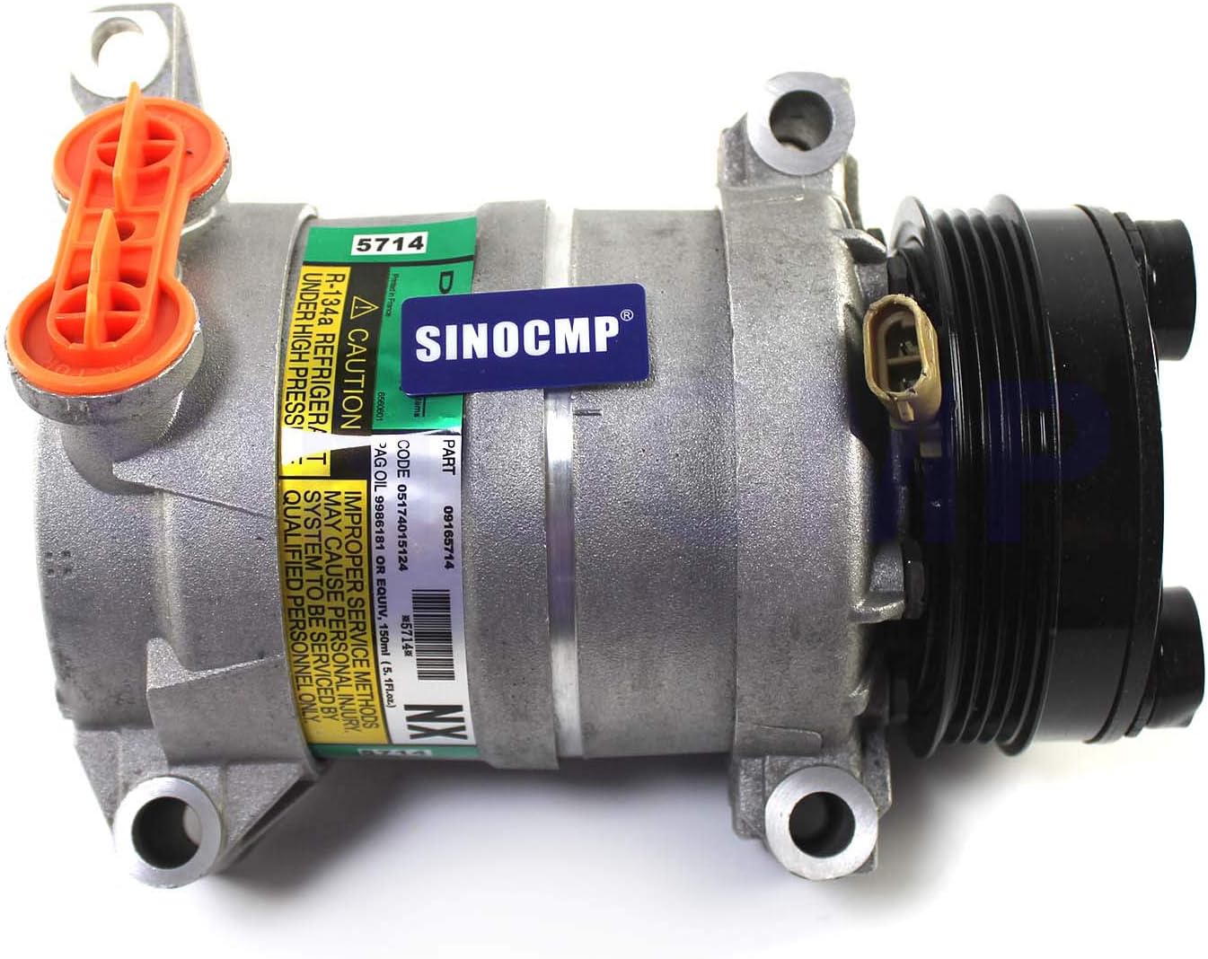SINOCMP A/C Compressor Air Compressor New Air Conditioning Compressor AC Compressor Clutch Assy for Toyota Hiace Hilux Diesel 2.5 Land Cruiser 3.0 D4D, 3 Month Warranty