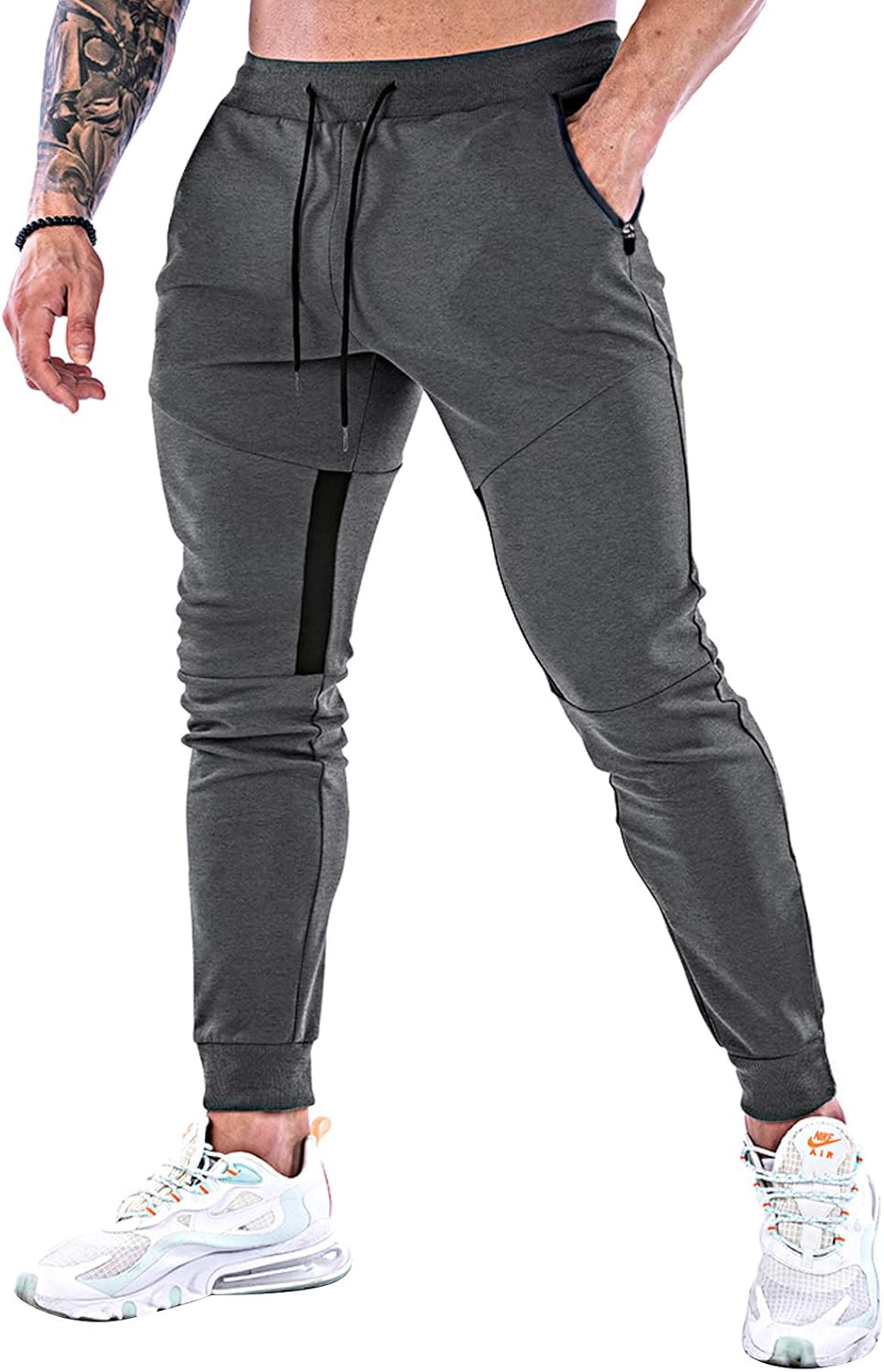 Zip pocket mens joggers Clearance