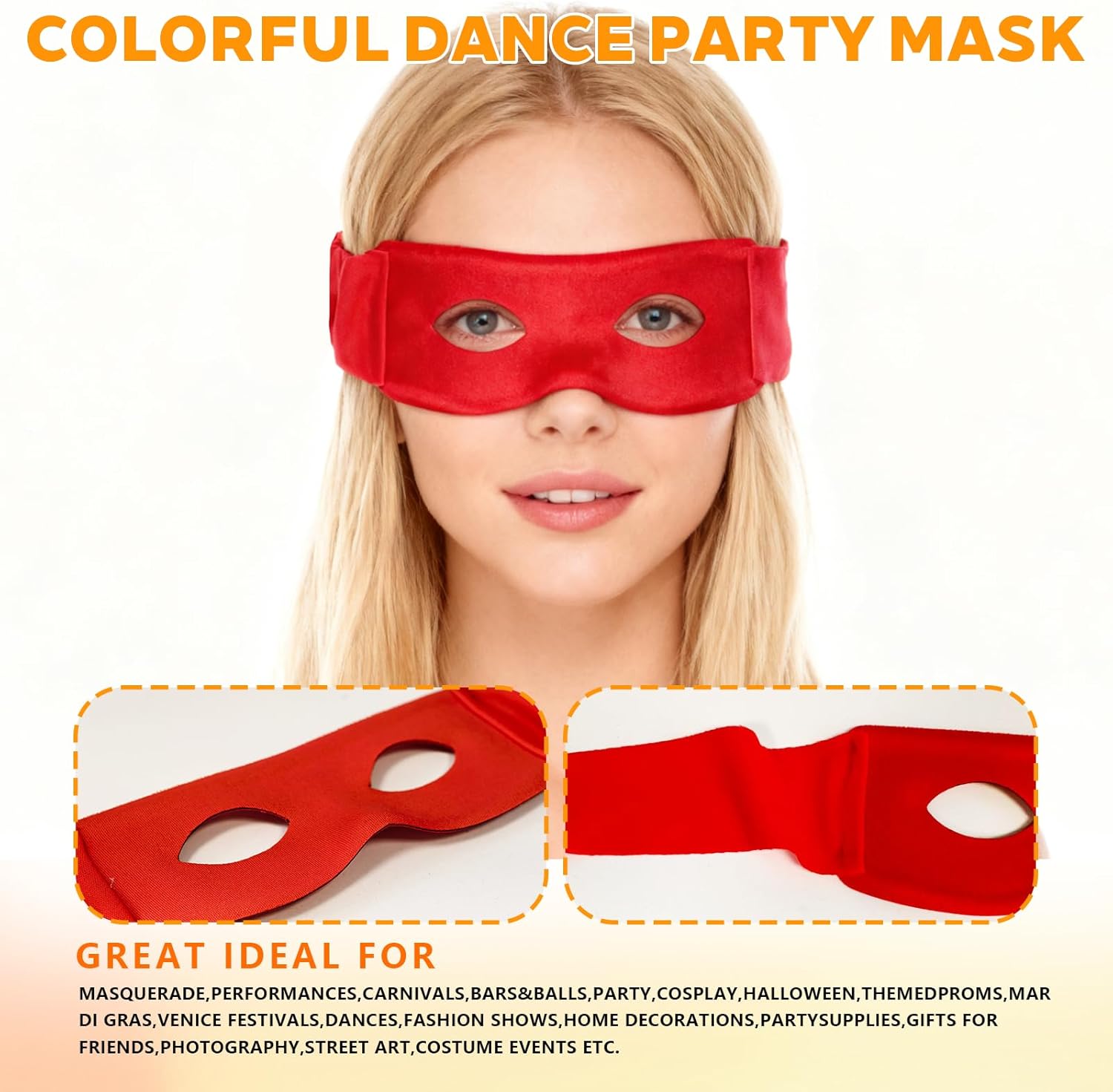 4PCS Mask,Halloween Costume Eye Masks Accessories for Dress-Up,adult Birthday Parties & Superhero Theme(4 Styles) - Image 4