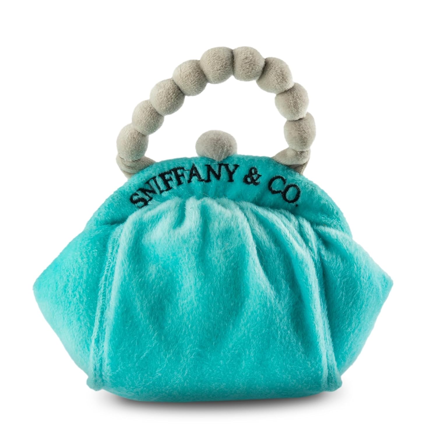 Dog Diggin Designs Runway Pup Collection Unique Squeaky Parody Plush Dog Toys Haute Couture Purses Handbags