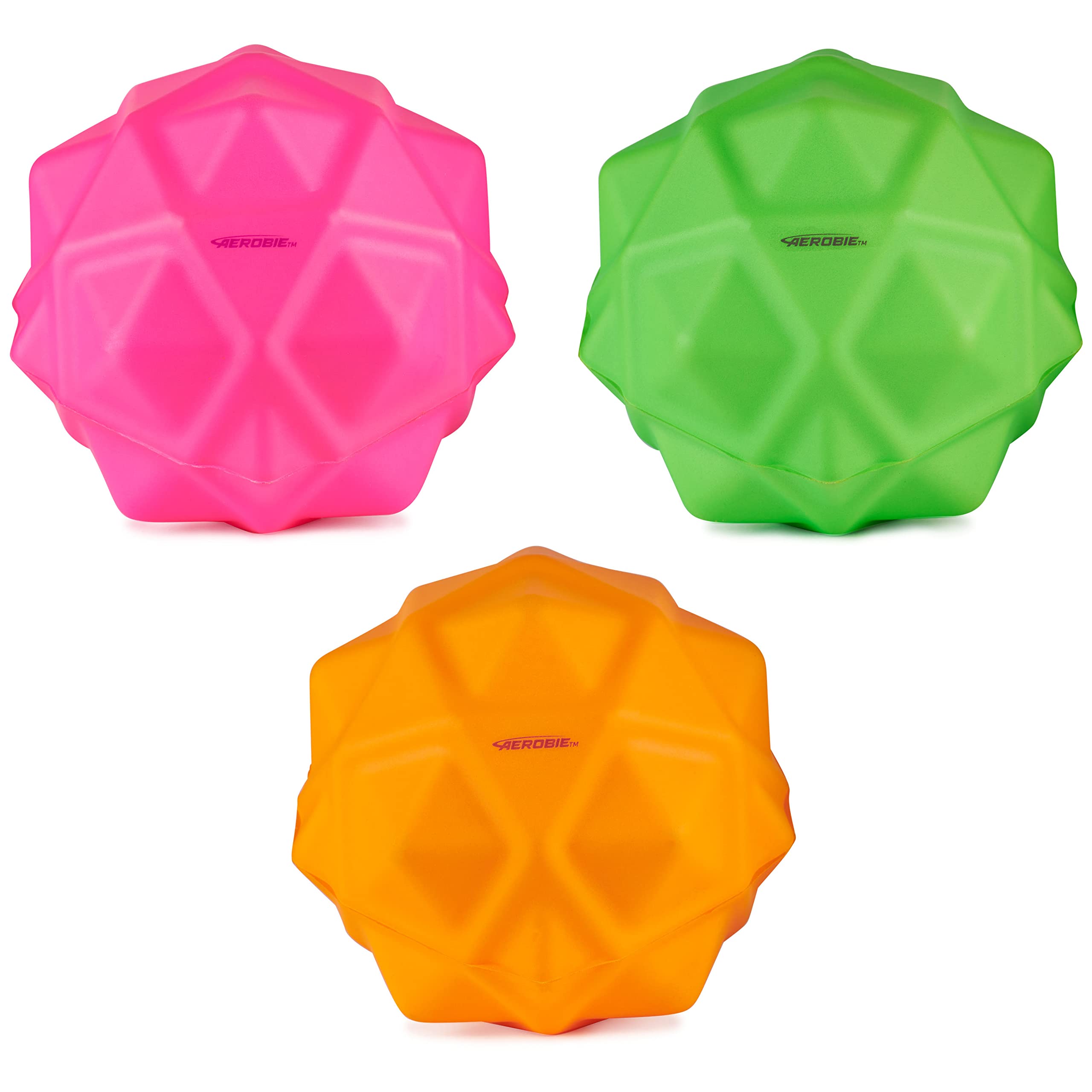 AerobieSonic Bounce Balls Pack of 3 - Ultimate Bouncy Balls (Diameter 6.6 cm) for Outdoor Games, for Adults and Children Aged 8 Years and Up