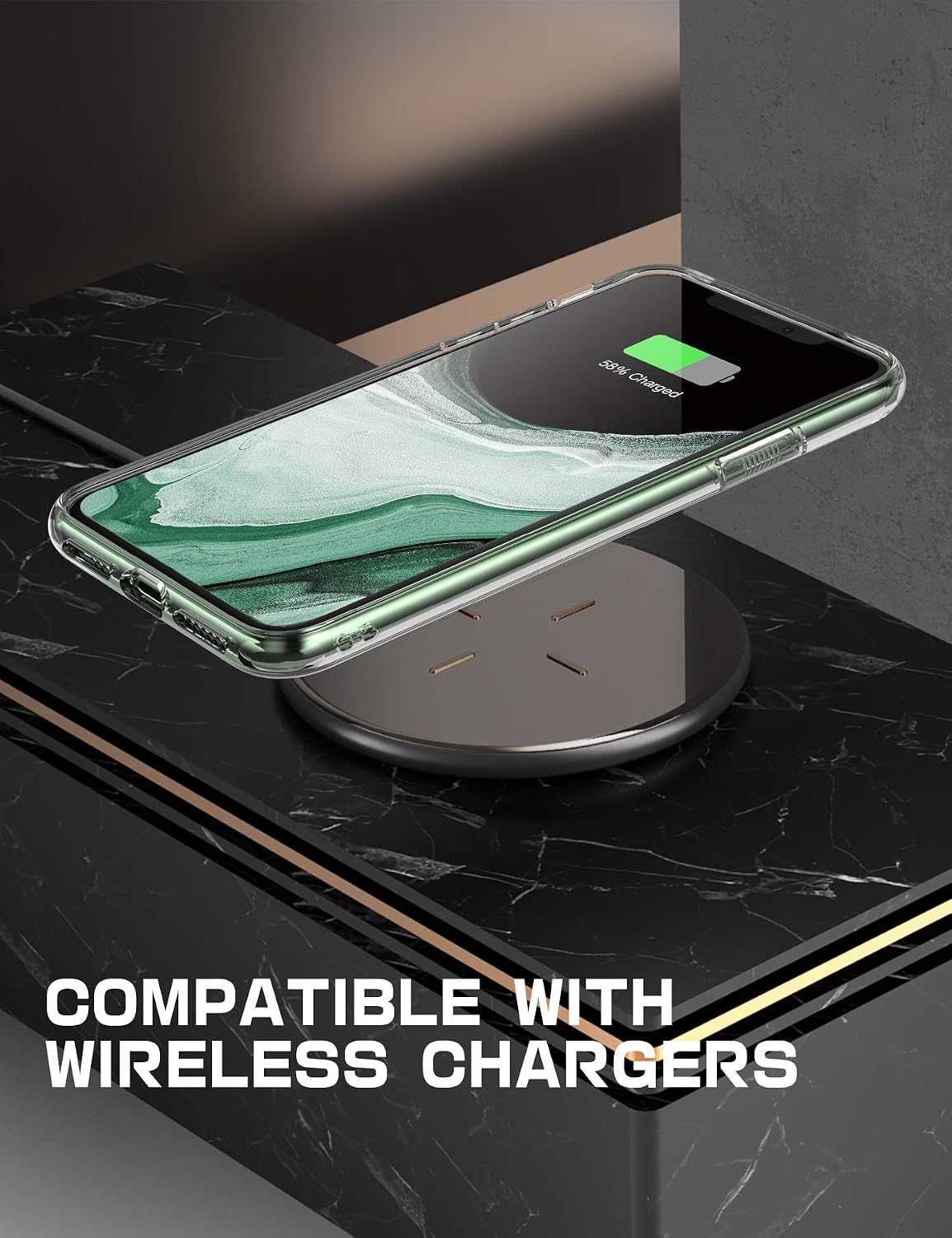 SUPCASE Unicorn Beetle Style Series Case Designed for iPhone 11 6.1 Inch (2019 Release), Premium Hybrid Protective Clear Case (Clear)
