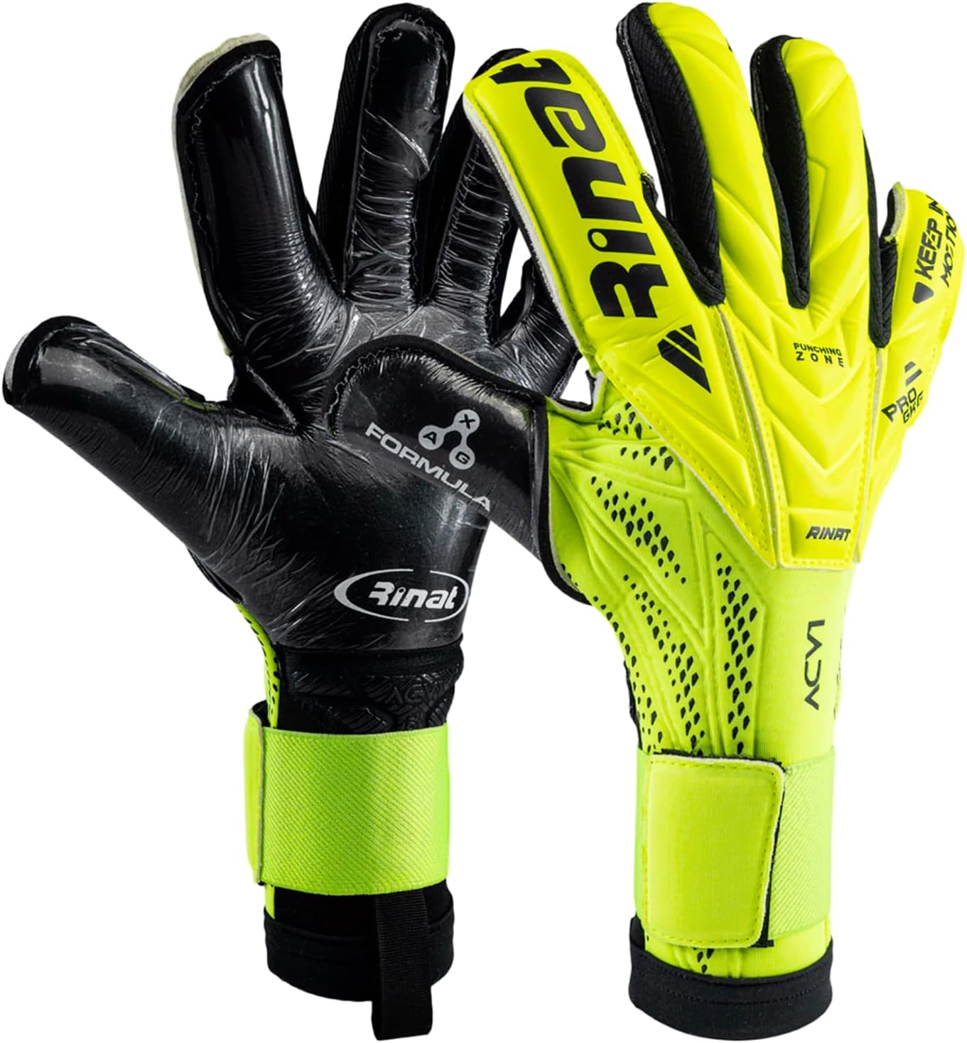 Rinat ACV1 Neo Pro Goalkeeper Gloves | Hero Cut | AXG Formula Palm | Professional