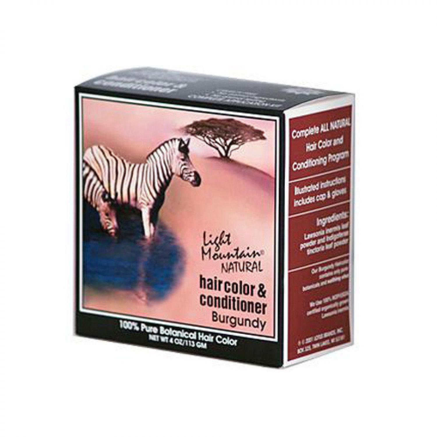 Light Mountain Henna Henna Burgundy 4 Oz