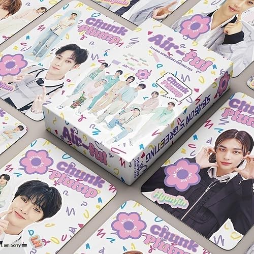 efoot 55 tarjetas fotográficas Stray Kids 2024 nuevo álbum Lomo, tarjetas para niños callejeros para regalo y colección de fanáticos (colorido)