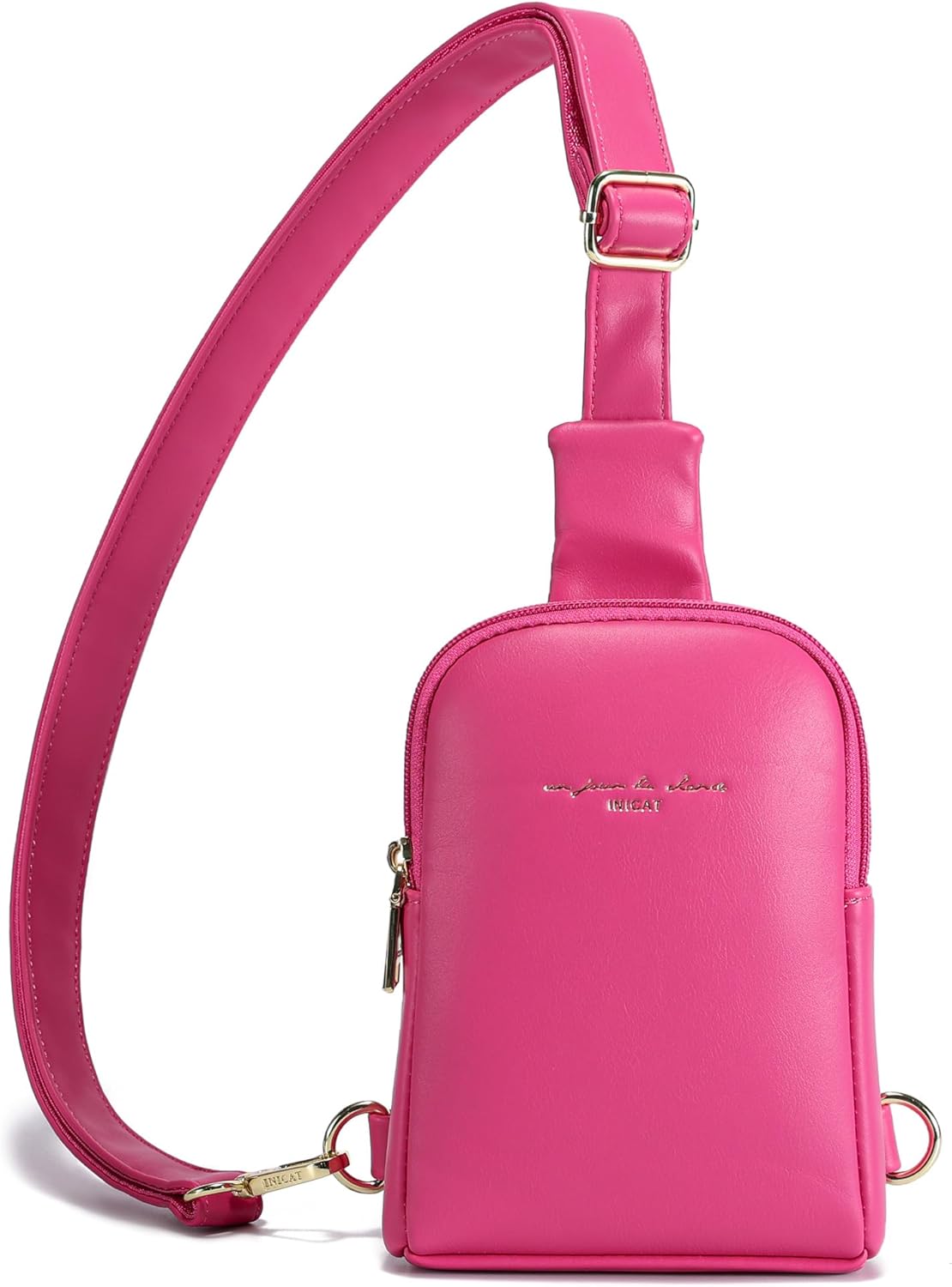 INICAT Small Sling Bag for Women Everyday & Travel Crossbody Bags Lightweight Cross Body Purses Vegan Leather