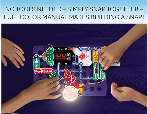 Miniatura 7 de Snap Circuits Arcade- Kit de exploración electrónica actividades para mayores de 8 años manual de proyecto a todo color SCA-200