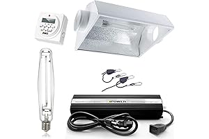 Grow Light System Kits with 1000W High-Pressure Sodium Grow Lamp, Air Cooled...