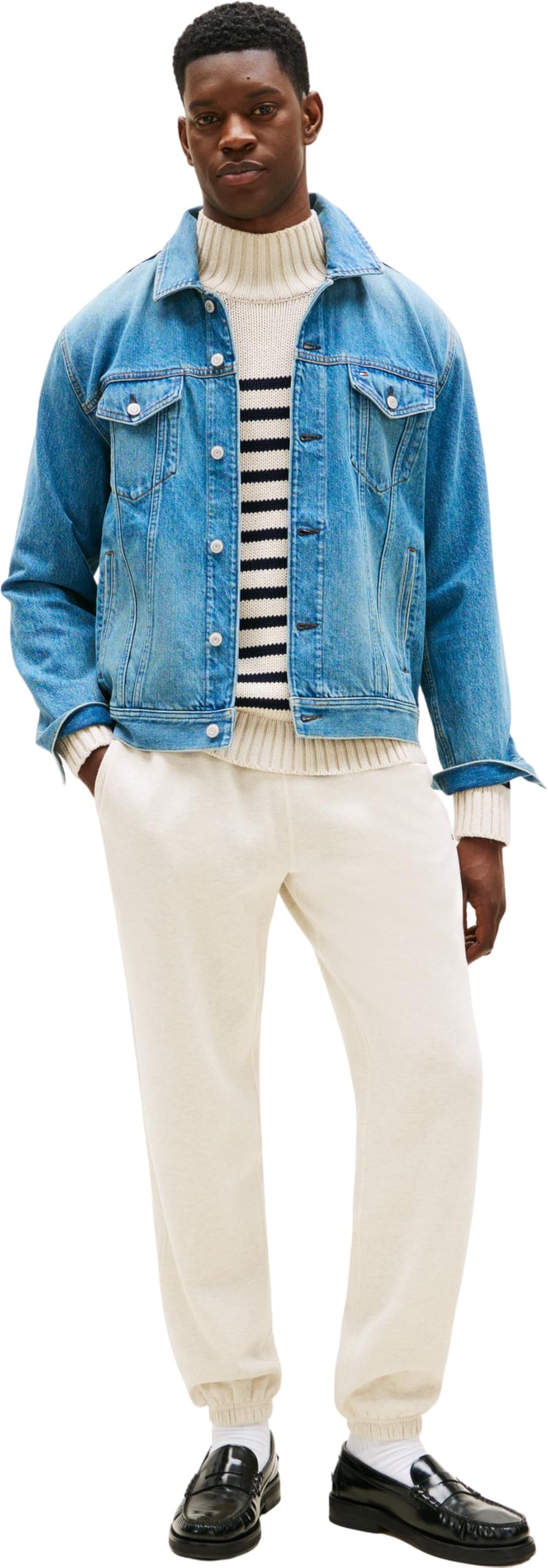 Tommy Hilfiger Pantalón de chándal Hombre Essential Fleece con cordón