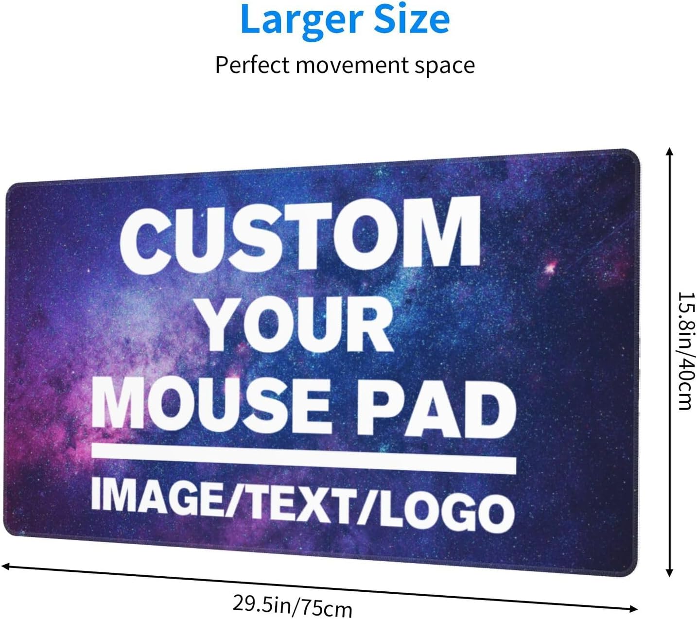 Personalized Mouse Pad with Your Text Name Picture Photo Text Name Photo Logo Personalized Mousepad Desk Mat for Men Women Gaming Office Home Gift 16x29.5 in 3 71EUIW6UMmL. AC SL1500