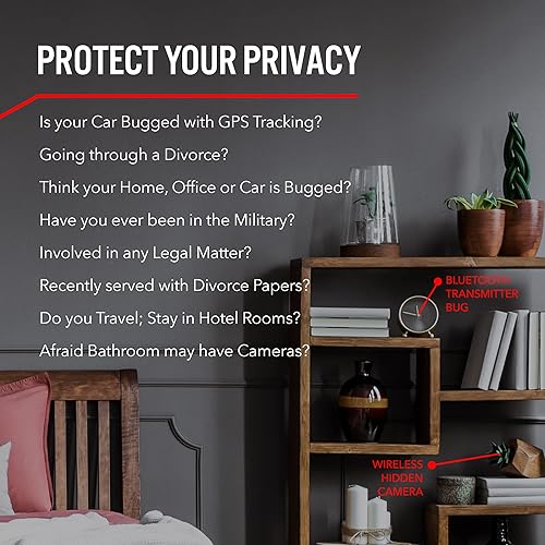 Miniatura 6 de SpyFinder ProMax - Detector de dispositivos ocultos  Detector de barrendero de insectos de videovigilancia  Detector de errores encuentra detectores