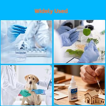 20Pcs Plastic Transfer Tools, 1ml Multi-Purpose Measuring Tools(32g 6mm), Individually Sealed, for Lab, DIY (20)