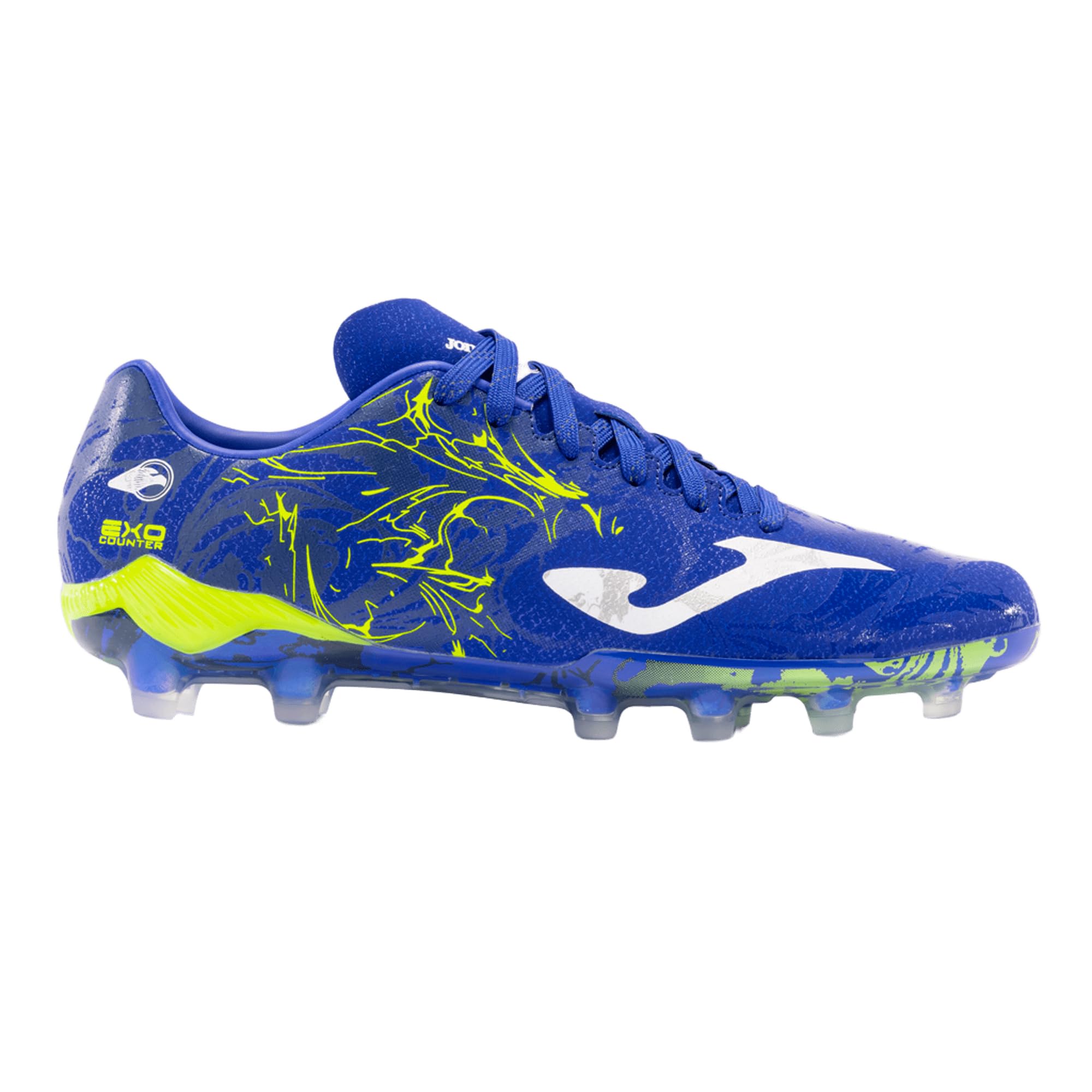 Botas de fútbol Joma en color amarillo fluorescente real talla 43 EU 2