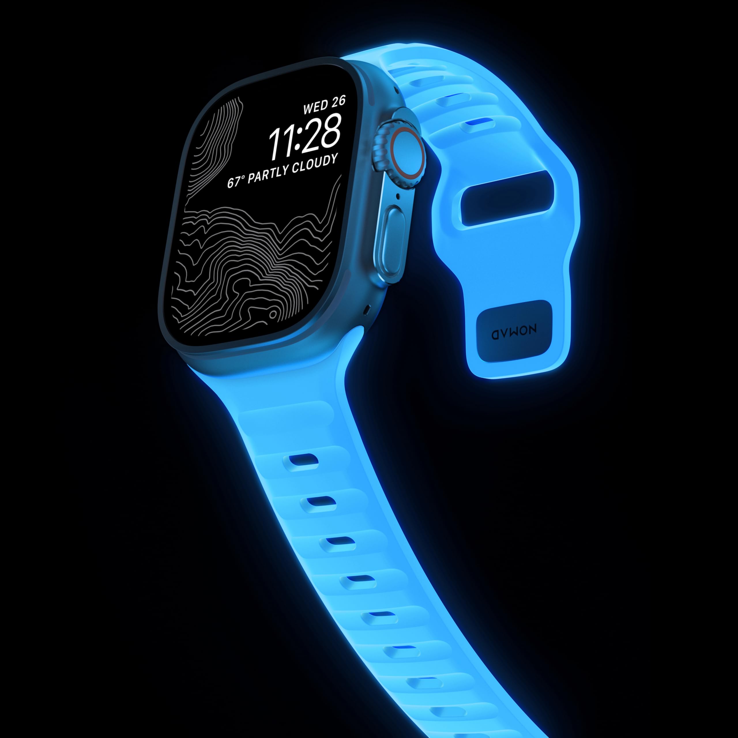 NOMAD Sport Band V2 | für Apple Watch 42/44/45/49mm | strapazierfähiges, wasserfestes Uhrenarmband