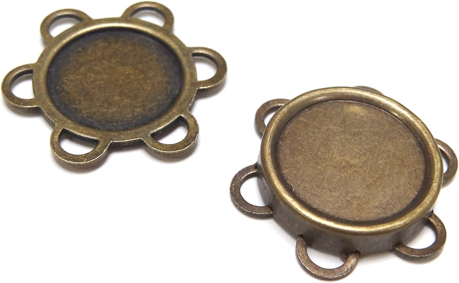 Dritz 759-38 Sew-On Magnetic Snap Set, Size 18mm, Antique Brass image 2