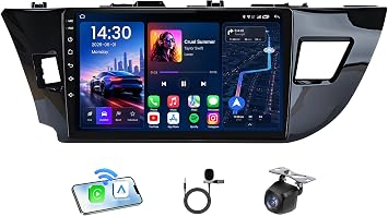 Android 15 Car Radio Stereo for Toyota Corolla 2014-2016 Wireless CarPlay