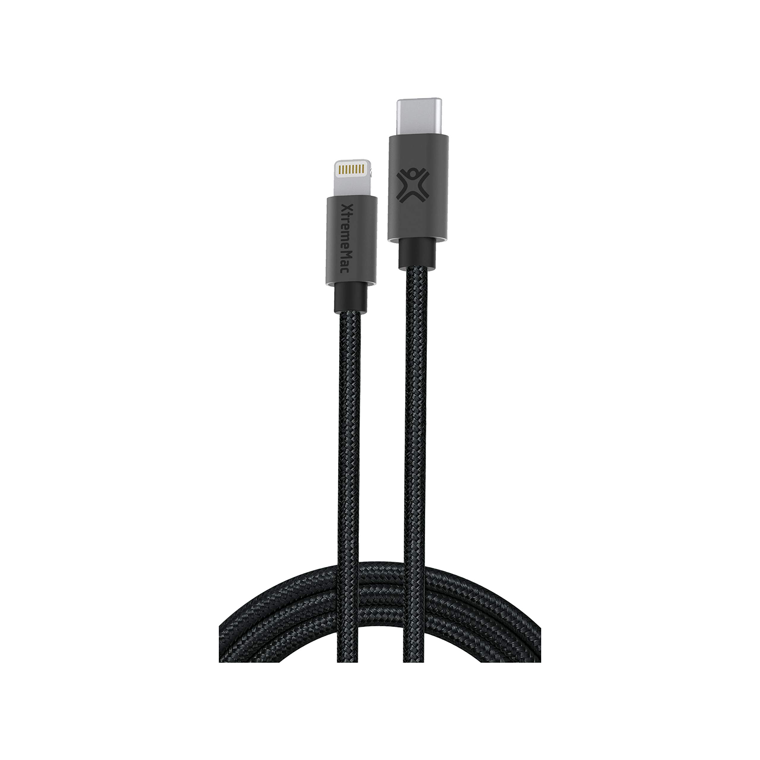 Xtrememac Lightning to USB-C Cable 2M Space Grey