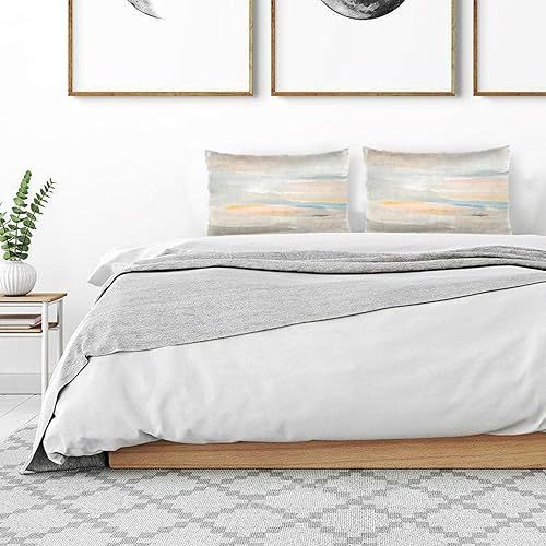 Miniatura 3 de Arte abstracto pintura mini almohada fundas con cremallera 100 algodón cuerpo almohada caso