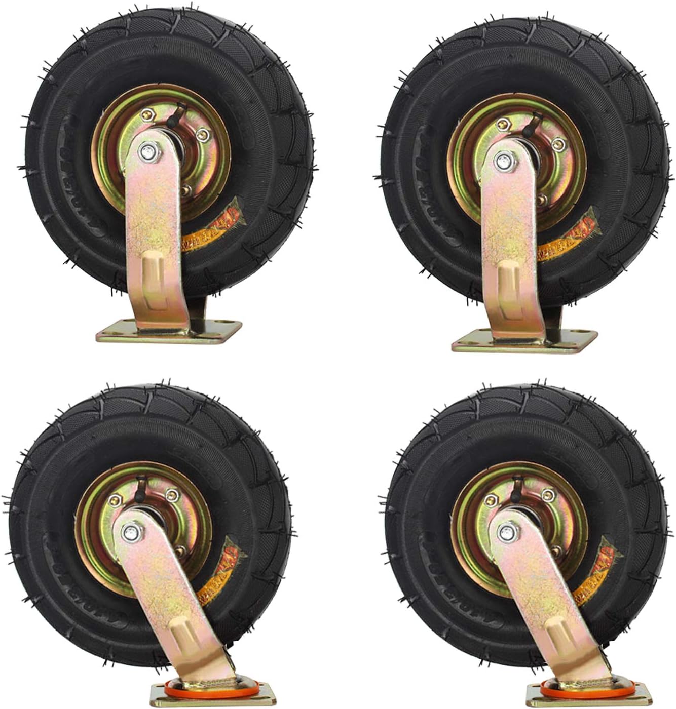 SQHY Workbench Caster,Heavy Duty Rubber Caster Wheels