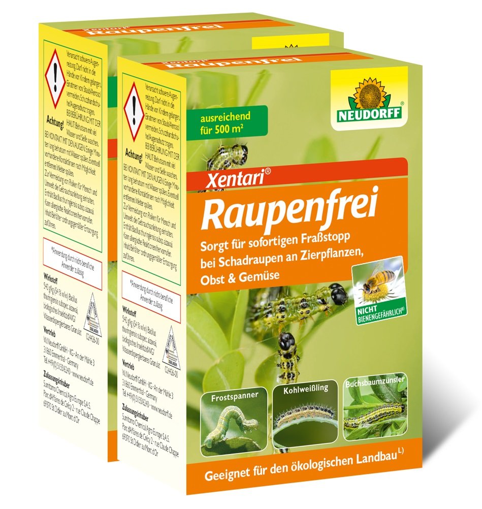 Pesticida para orugas Xentari de Neudorff
