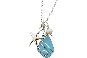 Yinahawaii Sea Glass Necklace: Unique Beach Jewelry Charm