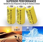 10 Nombres 1.2V 2/3AA Taille 400mah NICD Batteries rechargeables, 2/3AA Batterie solaire de haut-bouton (plus courte que AA Taille) pour lumières extérieures de jardin solaire