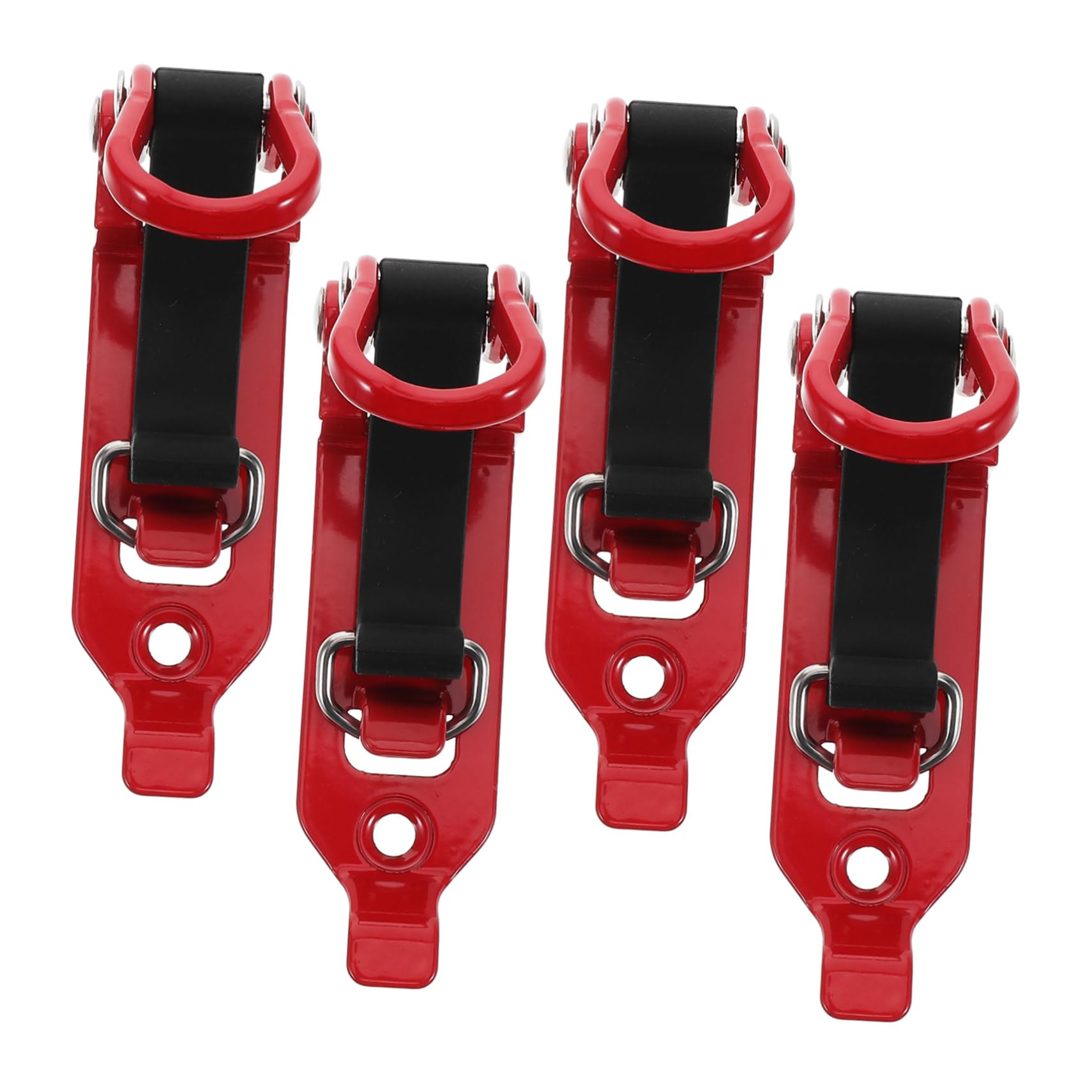 Cabilock 4Pcs Heavy Duty Clamp Holder for Car Roof Rack Mounting Brackets Kit Versatile Tool Holder for Firefighting Vehicles and Overlanding Gear Accessories
