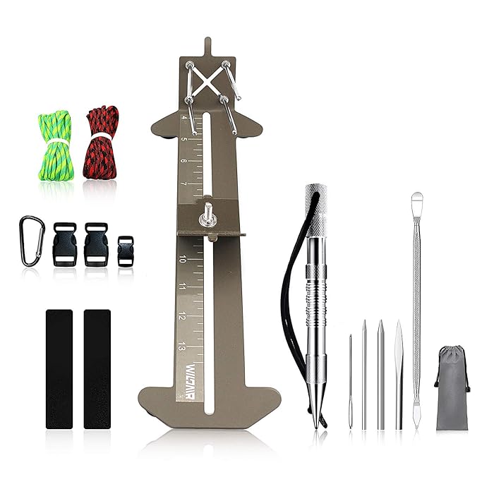 Buy WILDAIR Paracord Bracelet Jig Kit with Knotters Tool Marlin Spike