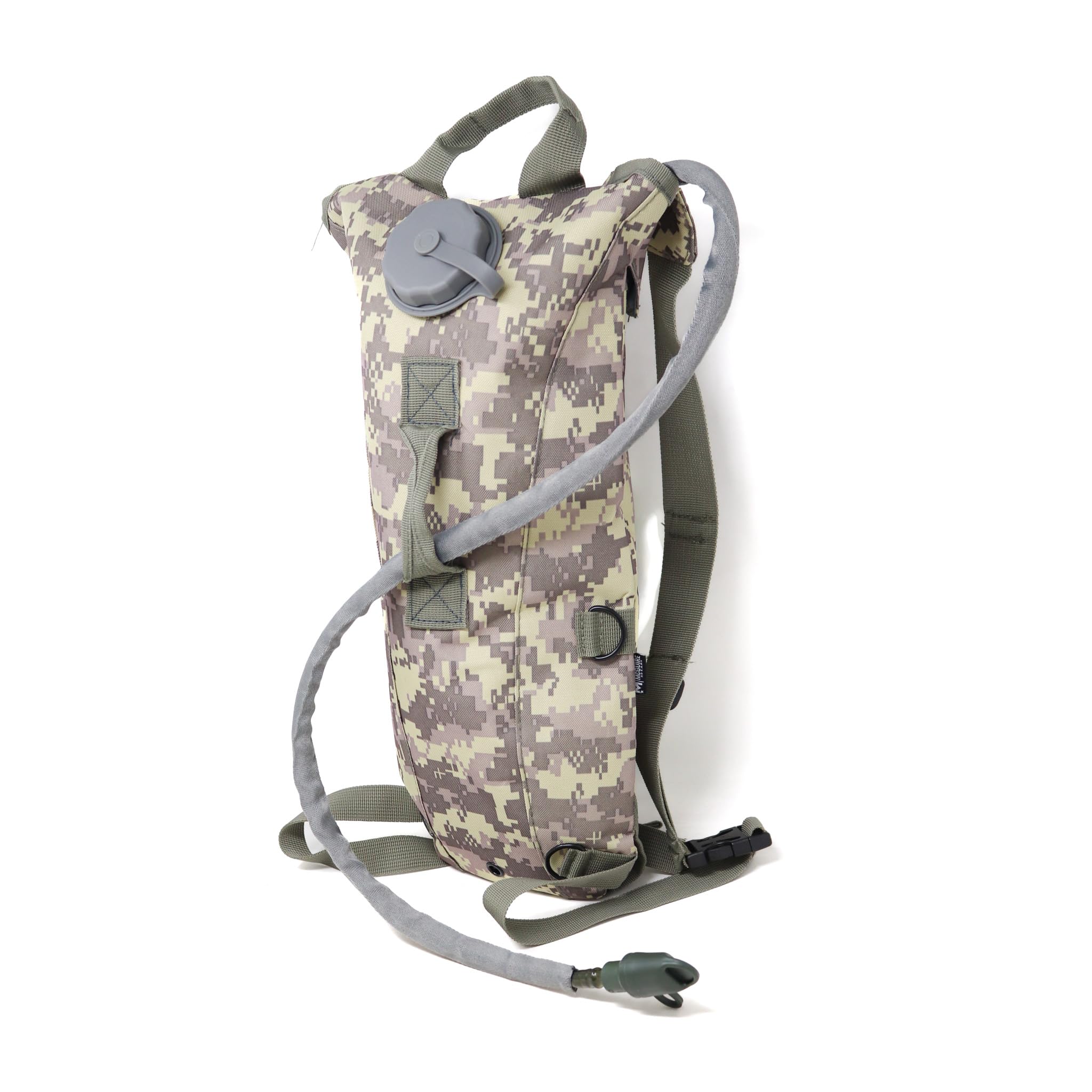 M MCGUIRE GEAR Mochila de hidratación, con paquete de hidratación de 3L/100 onzas, mochila de senderismo de nailon resistente al agua con vejiga de agua, mochila de agua para correr, ciclismo y