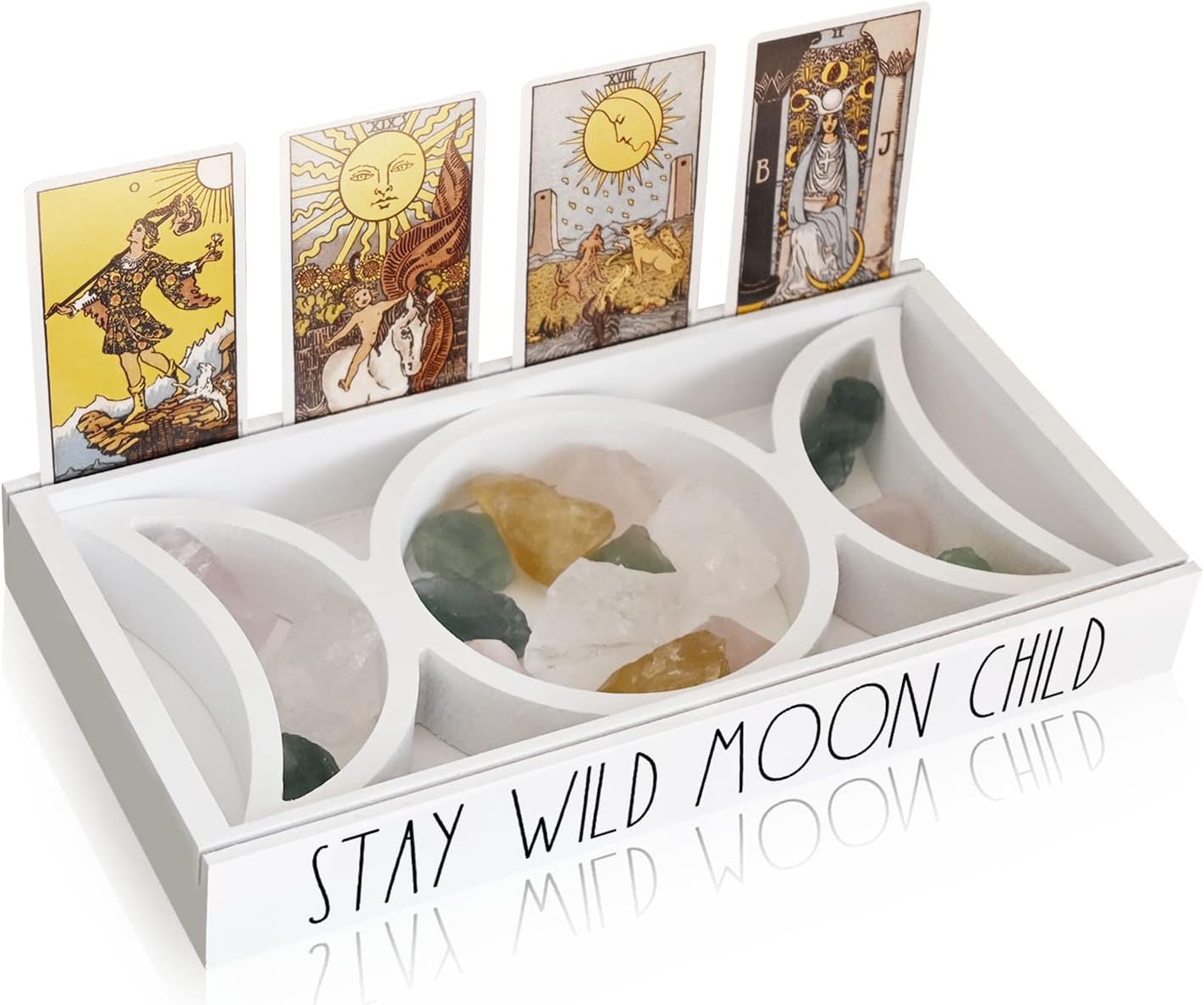 Crystal Holder for Stones Display, Tarot Card Holder Stand