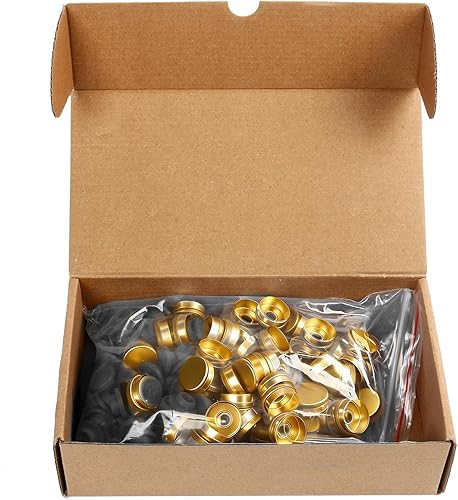 Miniatura 4 de YaeTek Engarzadora manual de viales de 0.787 in, máquina de sellado manual con 100 frascos + tapones + tapones, herramienta de prensado de tapas de