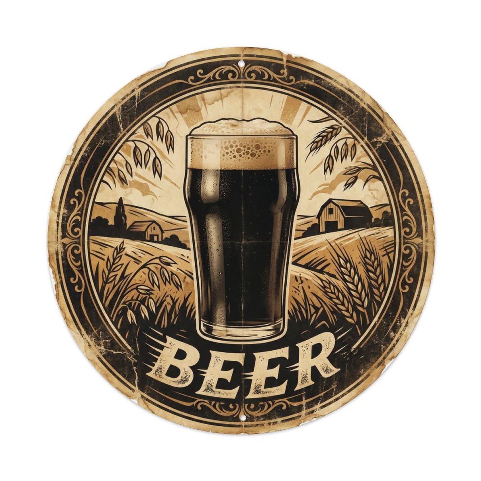 Craft Brewery Beer Culture British Pub Ale Vintage Metal Tin Sign