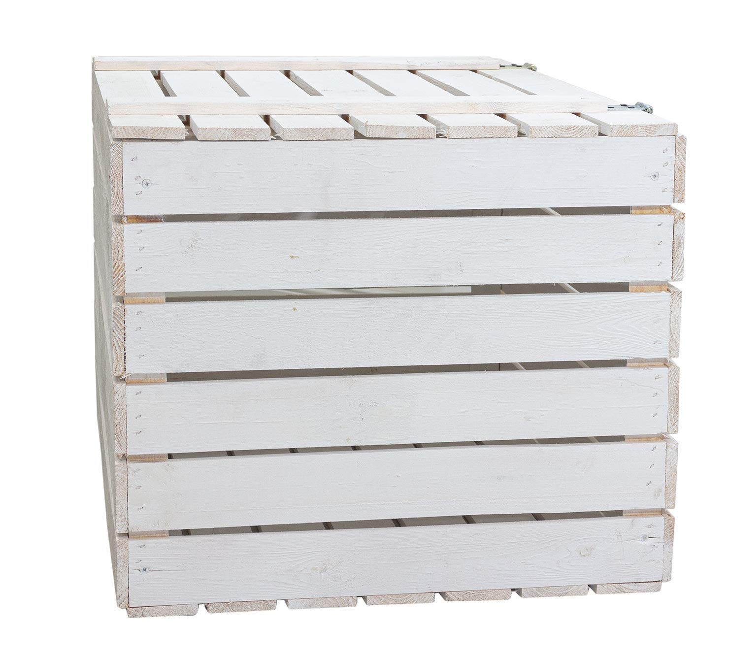 Große Holztruhe 80er mit Deckel 80x50x39cm Hochzeit Schatztruhe Spielzeugkiste Garten Truhe Bank Stauraum Sitztruhe Sitzbank Aufbewahrungstruhe mit großer Kapazität Flur, Schlafzimmer, Wohnzimmer