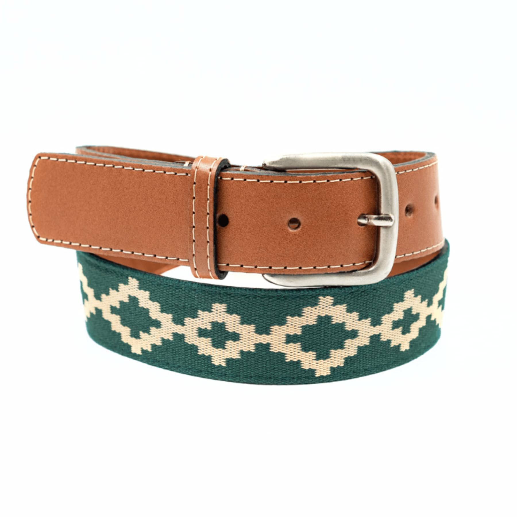 GauchoLife Guarda Pampas Polo Belt – Handmade Woven Leather Golf Belt for Men
