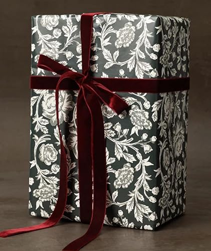 Miniatura 165 de Cinta de terciopelo caqui de 3/8 pulgadas, 25 yardas para árbol de Navidad, envoltura de regalos, ramo de flores, decoraciones de corona