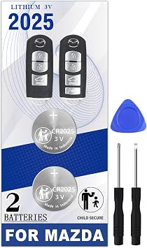Key Fob Replacement Batteries for Mazda 2003-2020 Mazda 3 6 CX-3 CX-5 CX-9 MX-5 Miata Yaris IA Scion Smart Remote Check Fitment Guide