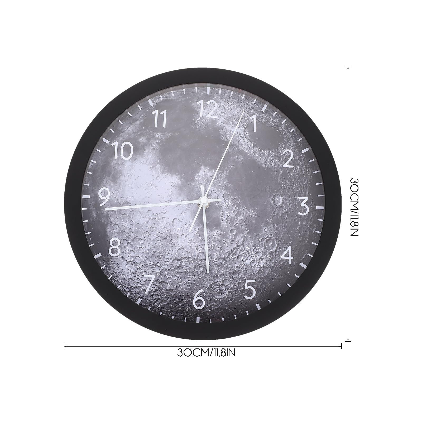 Reloj de Pared Luminoso LED Inteligente Control de Voz para Dormitorio