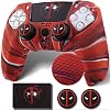 Non-Slip Silicone Cover for PS5 Controller with Thumbstick Caps 2 & Sticker 1 Depool
