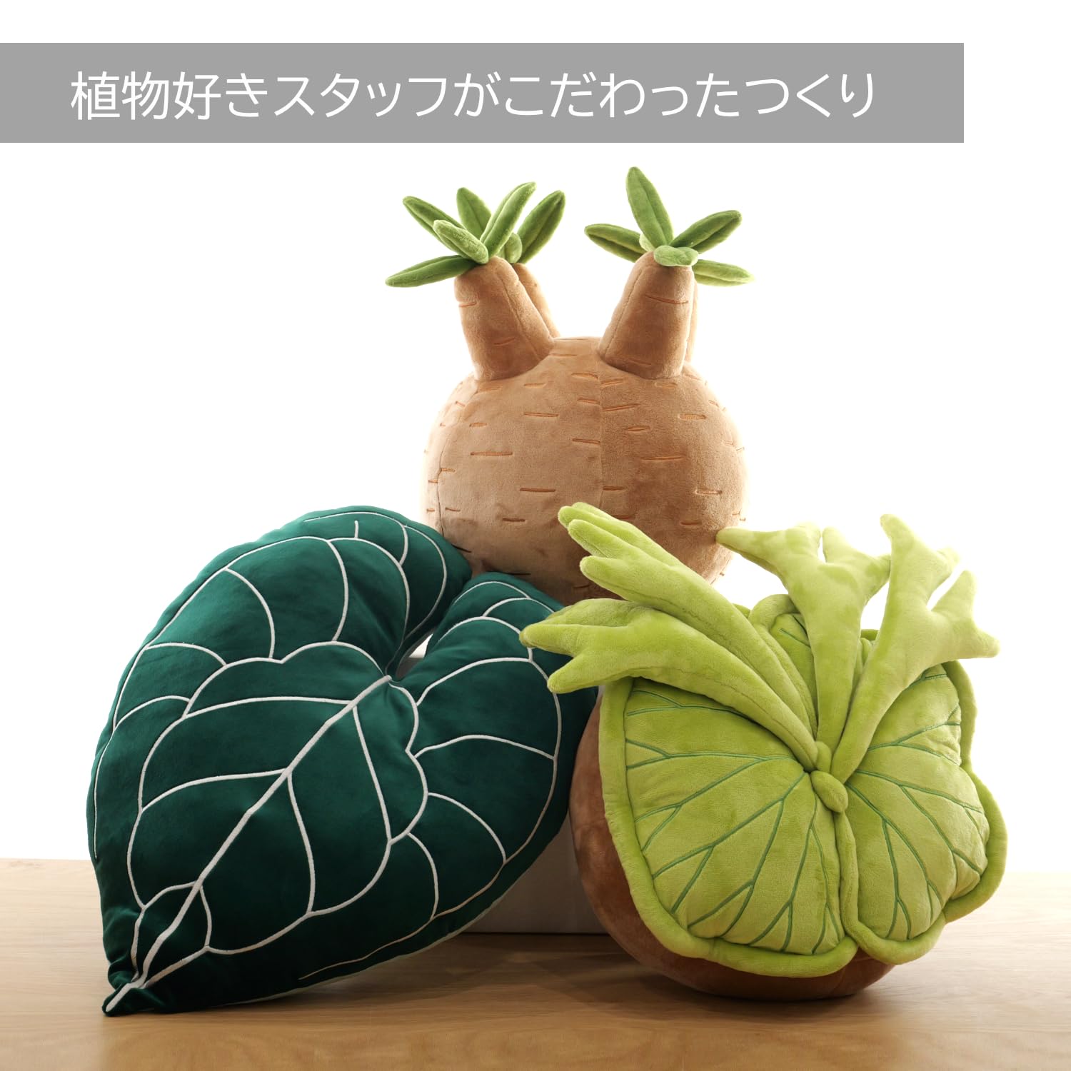 Amazon.co.jp: BIBIPLANTS(ビビプランツ) 植物ぬいぐるみクッション