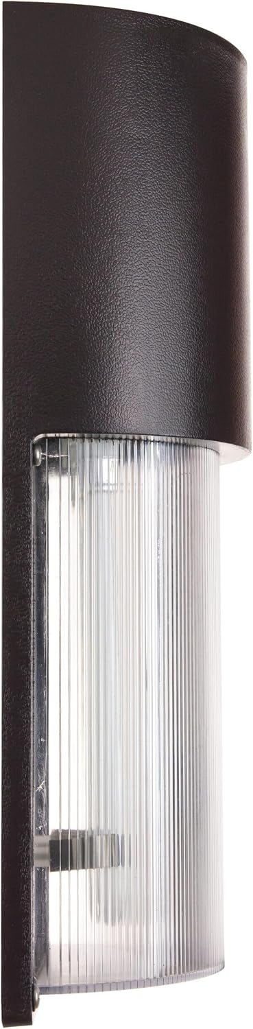 Diodesy- Wall Pack Compact Fluorescent Light with Photocontrol 42W GX24q4 4-Pin Base 3200LM Waterproof Modern Security Flood Commercial 1-Light (Bulb Included) for Parking Lot Warehouse Yard 120-277V